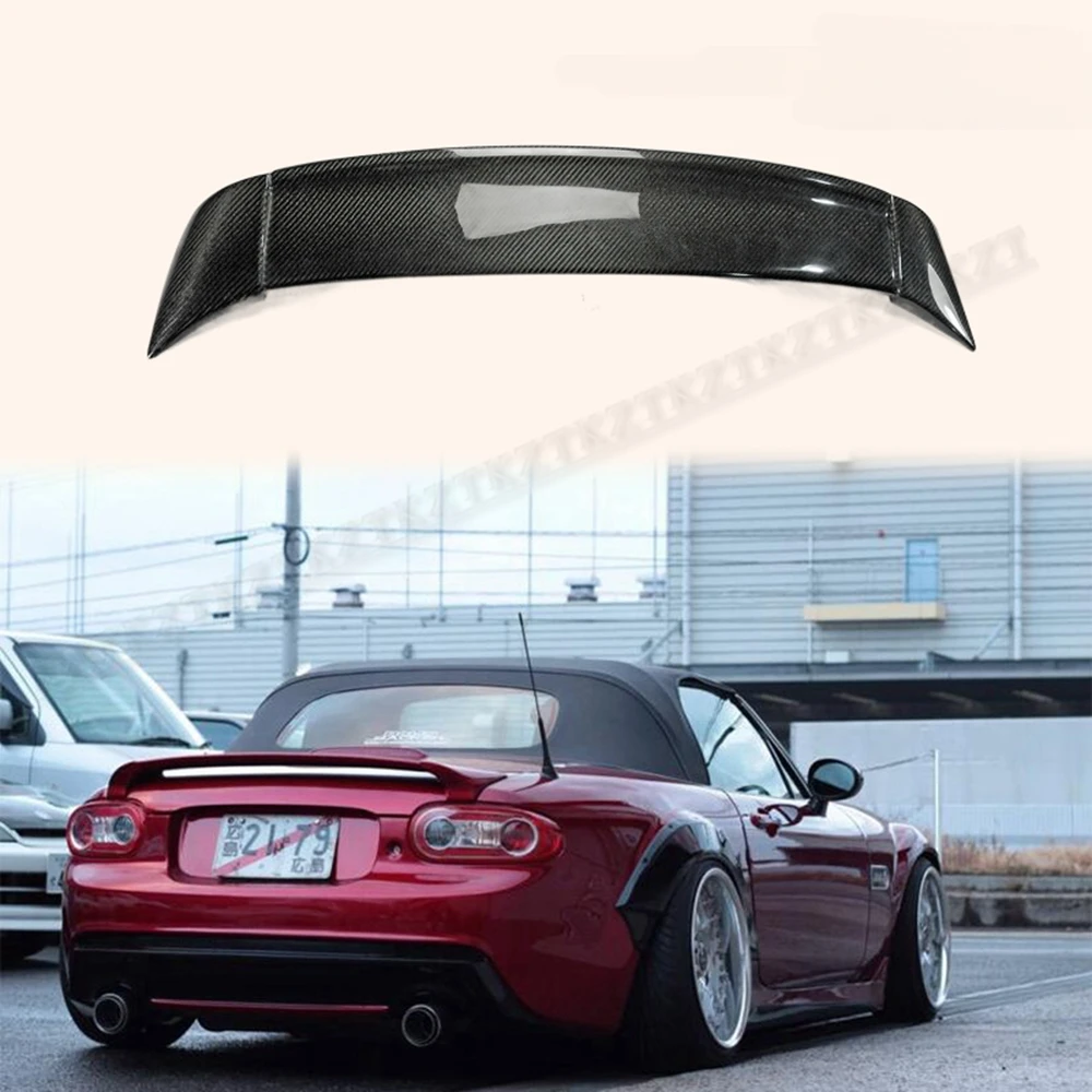 

For Mx5 Nc Ncec Roster Miata Rbk Style Trunk Spoiler (Soft Top Only) Carbon Fiber