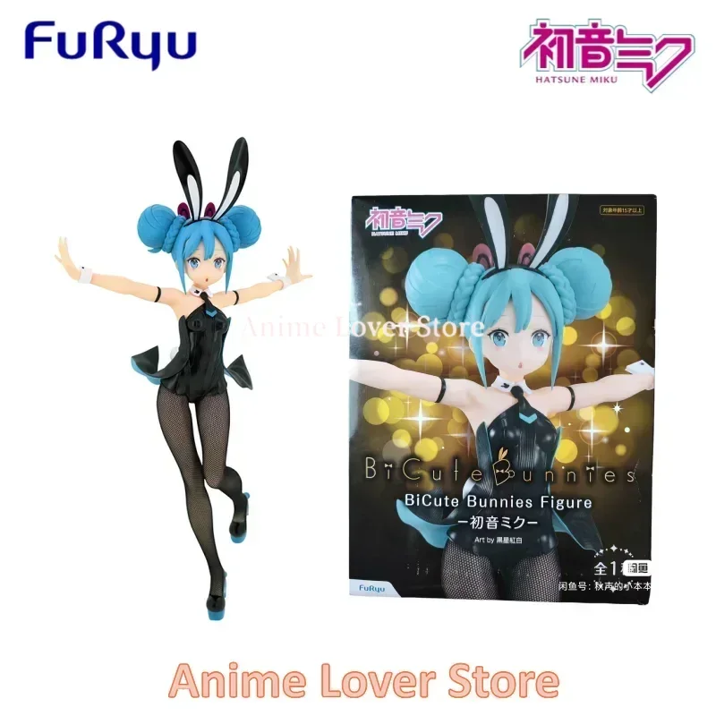 In Stock Furyu Original Miku Bunny girl Rabbit Anime Figure Toys for Kids Gift Collectible Model Ornaments