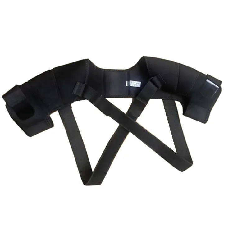 Adjustable dual-direction compression breathable protective harness with crossover shoulder straps