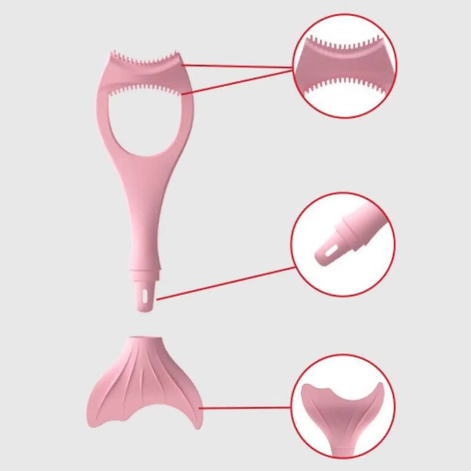 Plantilla Reutilizable para Delineador de Ojos, Forma de Sirena, Silicona, Guía Rápida, Herramienta de Maquillaje para Delineador de Ojos