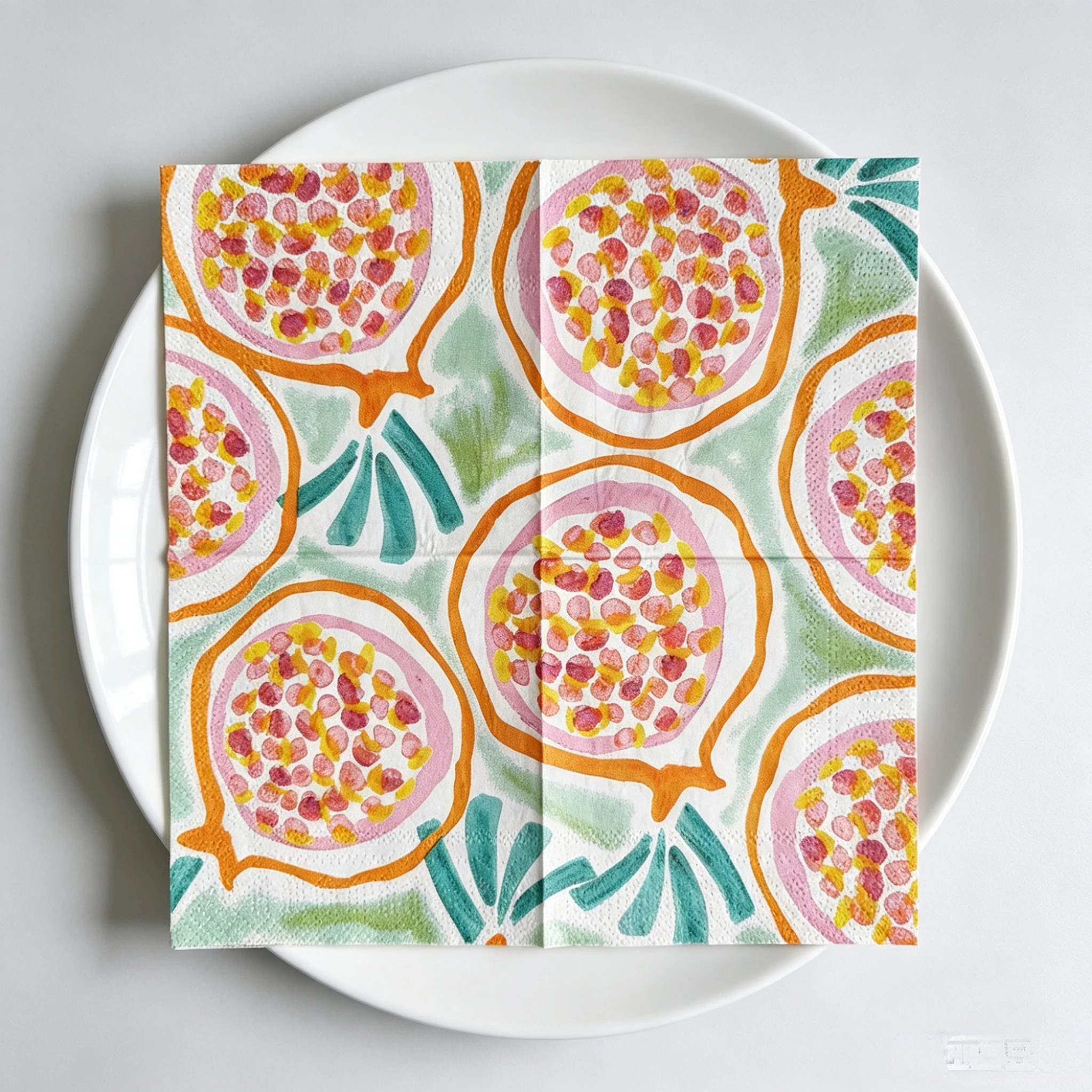 Chamomile Tea - 20 Count Vibrant Pomegranate Guest Napkins,