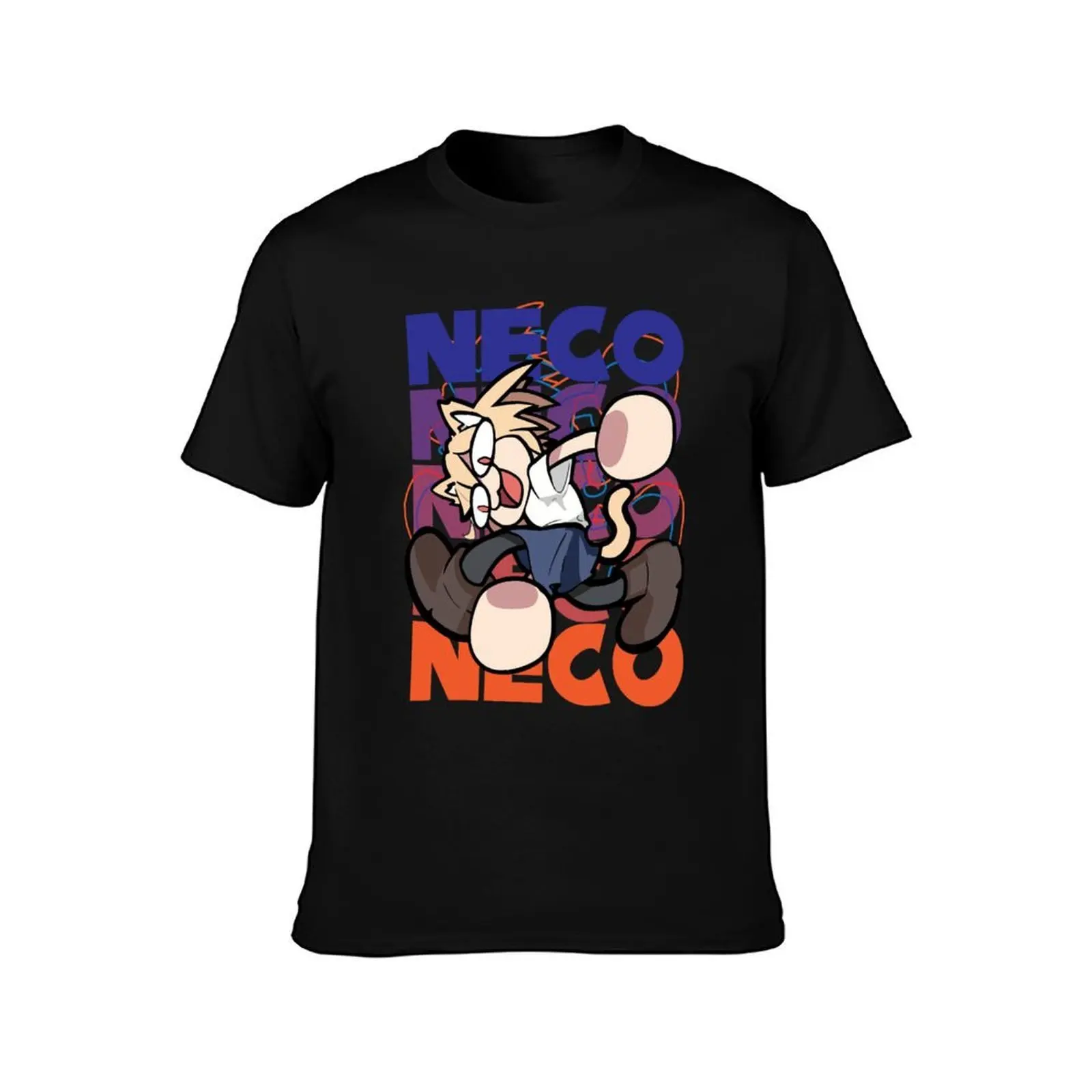 Neco arc adventures! an aesthetic rereading of a blue hedgehog on a T-Shirt Tough Fabric Work Tee T-Shirt