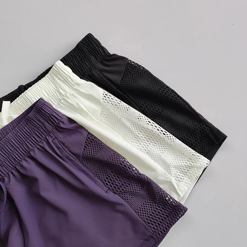 Sommer-Yoga-Shorts, Lässige Laufshorts für Damen, Jogging-Fitness-Gym 2-in-1-Workout-Shorts, Schnell Trocknende Atmungsaktive Sportshorts – Detail 13
