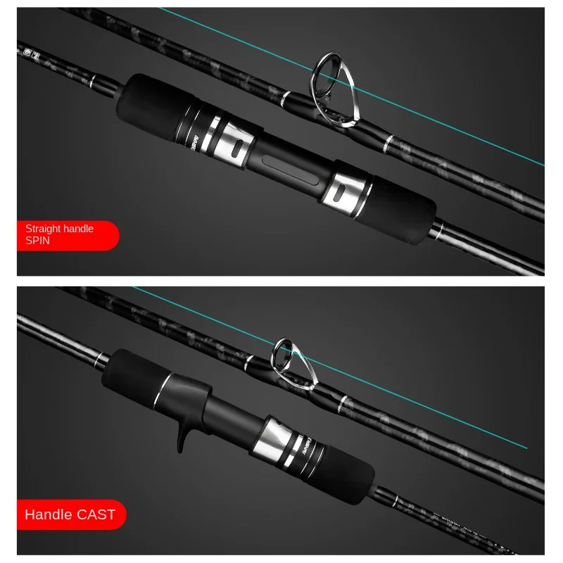 Sea Iron Plate Slow Shake One And A HalfMHAdjustable Hollow Carbon Boat Luya Pole Weihai Fishing Rod