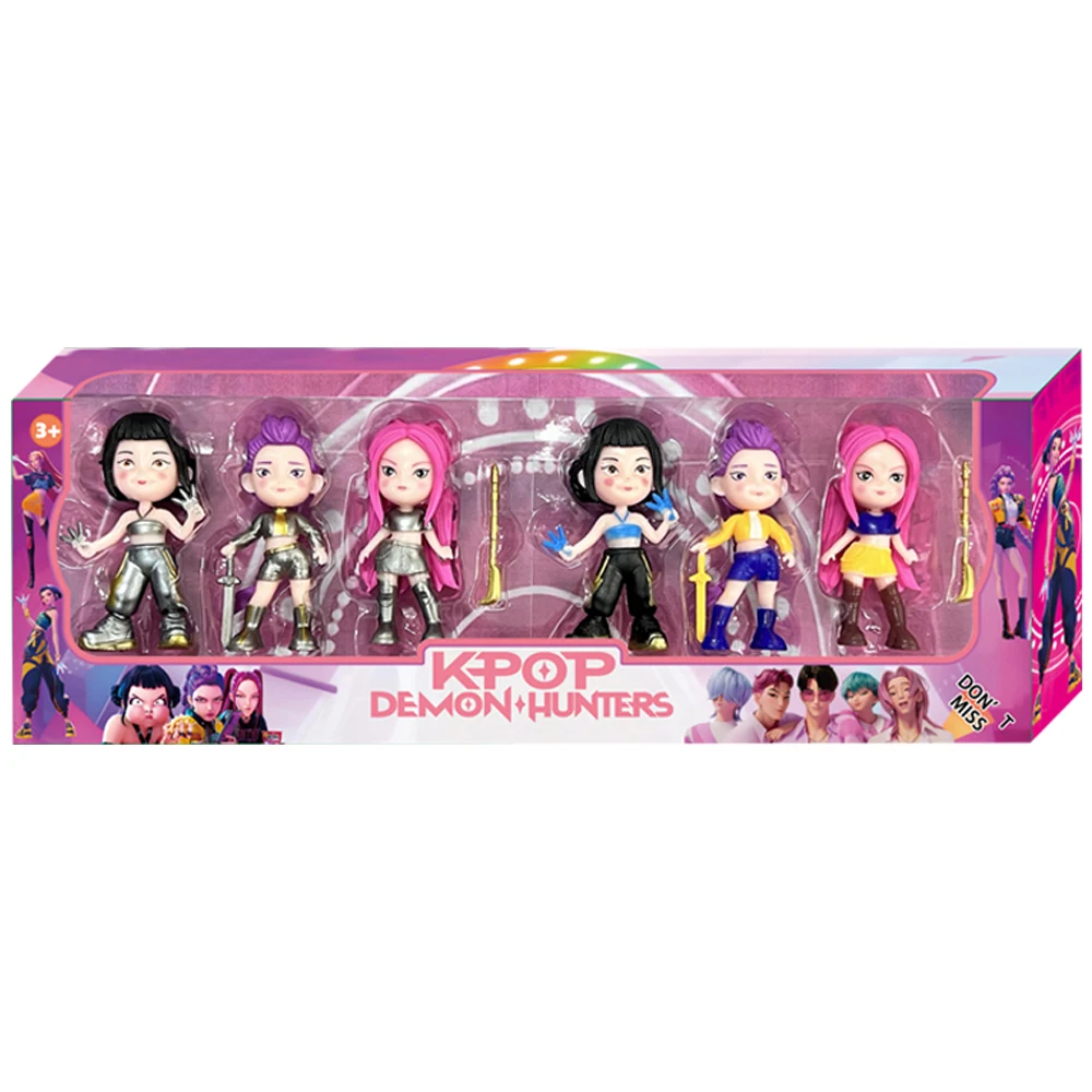 NEW Highquality Kpop Devil Hunter Rumi Zoe Miradesktop trinket animepolyvinylchloride charactercollectionChildrenChristmasgift