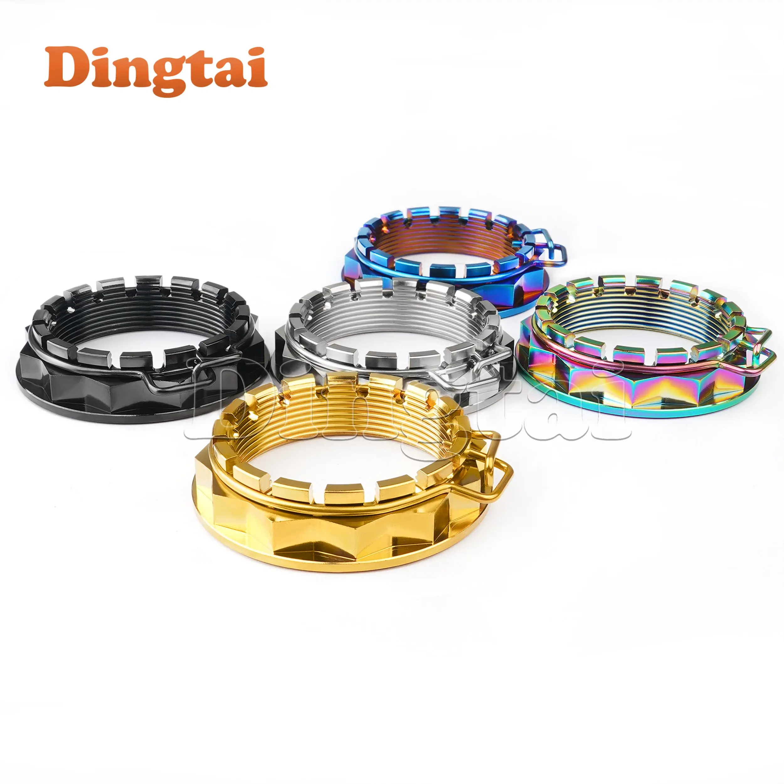 Dingtai Titanium Nut  M38 /M48 Rear Wheel Axle Nuts Motorcycle for Ducati