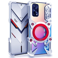 Aluminum Frameless Case For POCO X7 Pro POCO X6 X5 F6 F5 Pro M6 Pro 4G Rotating Bracket Shell Metal Rimless Shockproof Cover