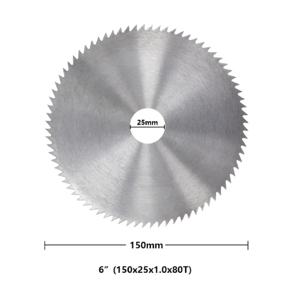 Imagem -03 - Hoja de Sierra Circular de Acero de 110 125 150 mm para Artesanos Amoladora Angular Accesorios de Herramientas de Corte de Metales Ligeros de Plástico y Madera Ud.