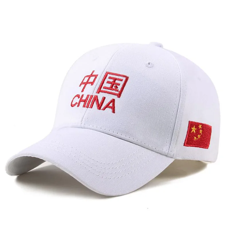 Doitbest Baseball Cap Sun Hats for Women Men Pentagram flag Embroidered CHINA Outdoor Couples lady Caps Snapback