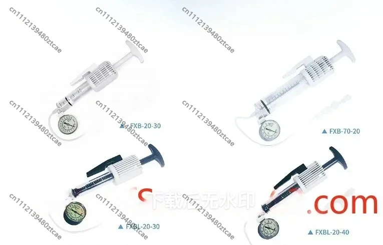 Disposable Balloon Dilation Pressure Pump PTCA Balloon Catheter Inflation Pump Medical Disposable Therapy Instrument