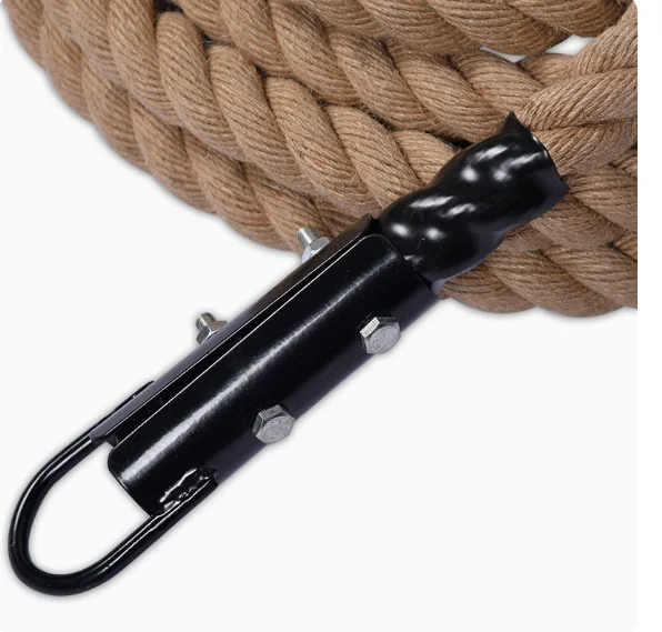 38 MM*4/6/9 M Professional Climbing Rope Strong Jute Rope Mountain Climbing Training Cord Outdoor Sports Accessori