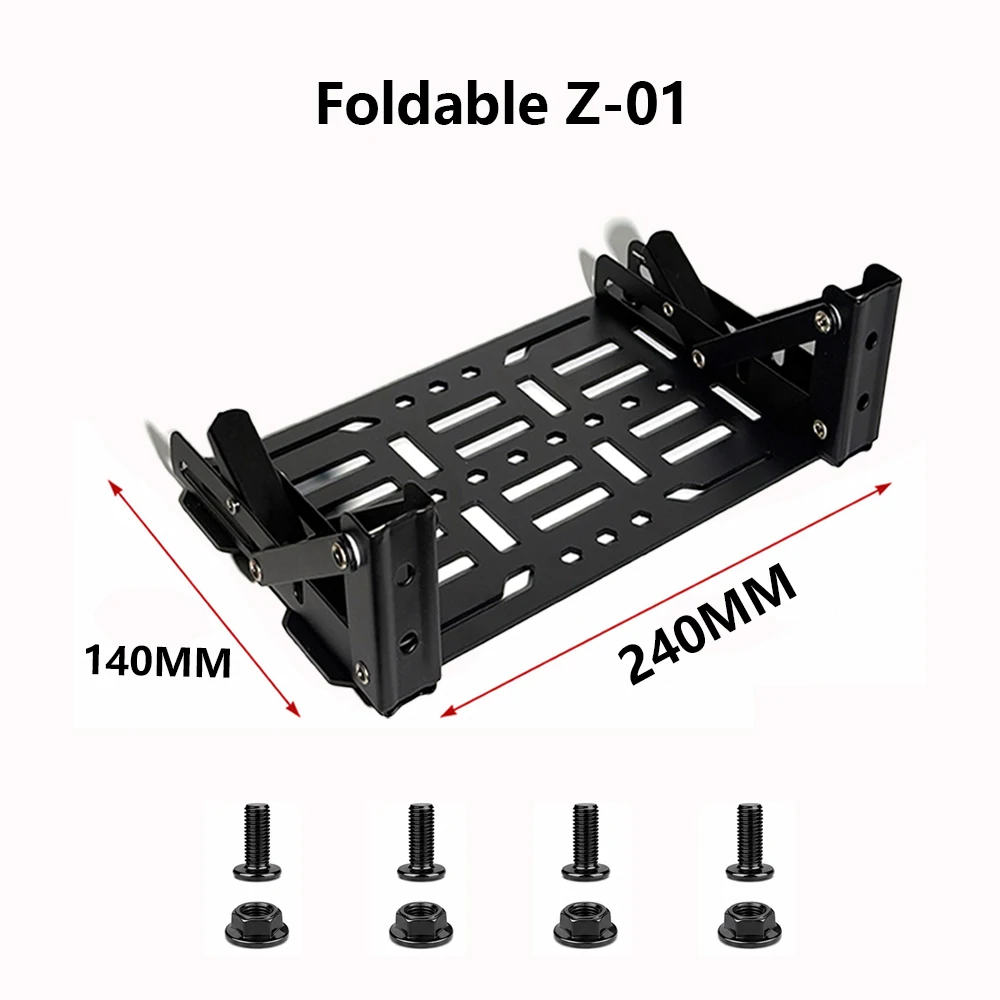 Folding Molle Panel Universal Motorcycle Trunk Tail Box Tactical Modular Organizer Top Case Side Panel Expand Storage view 4