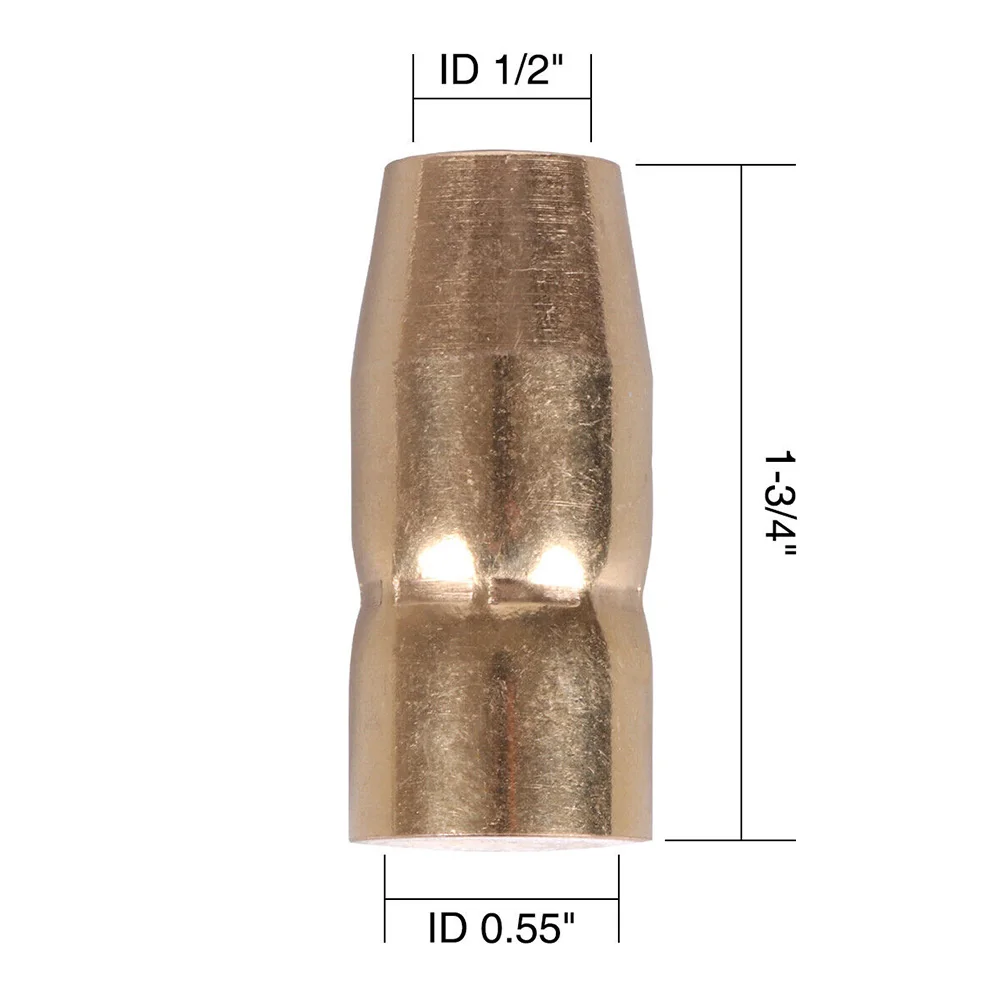 for Gas Nozzles for hobart Copper Welding Gas Diffusers .023 Inch 0.6 Mm for hobart for mig YESWELDER for hobart for miller