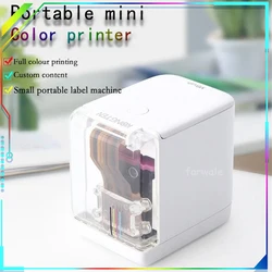 Color Handheld Printer 12.7mm Multi-language System Handheld Inkjet Printer Diy Small Inkjet Printers Small Portable