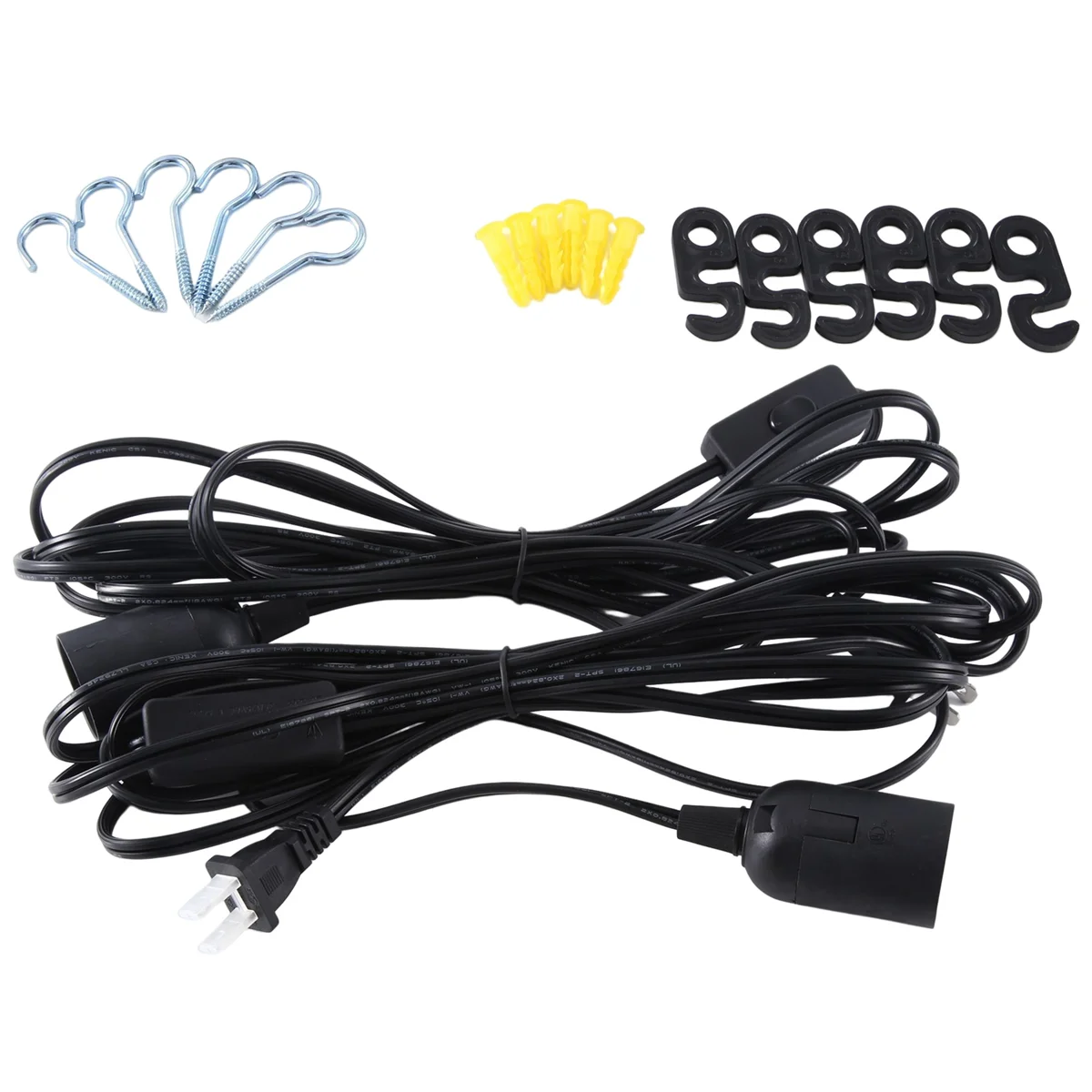 

PA-AC110V Pendant Light Cord Kit E26 Lamp Kit Vintage Hanging Pendant Light Cord Kit with On/Off Switch-US