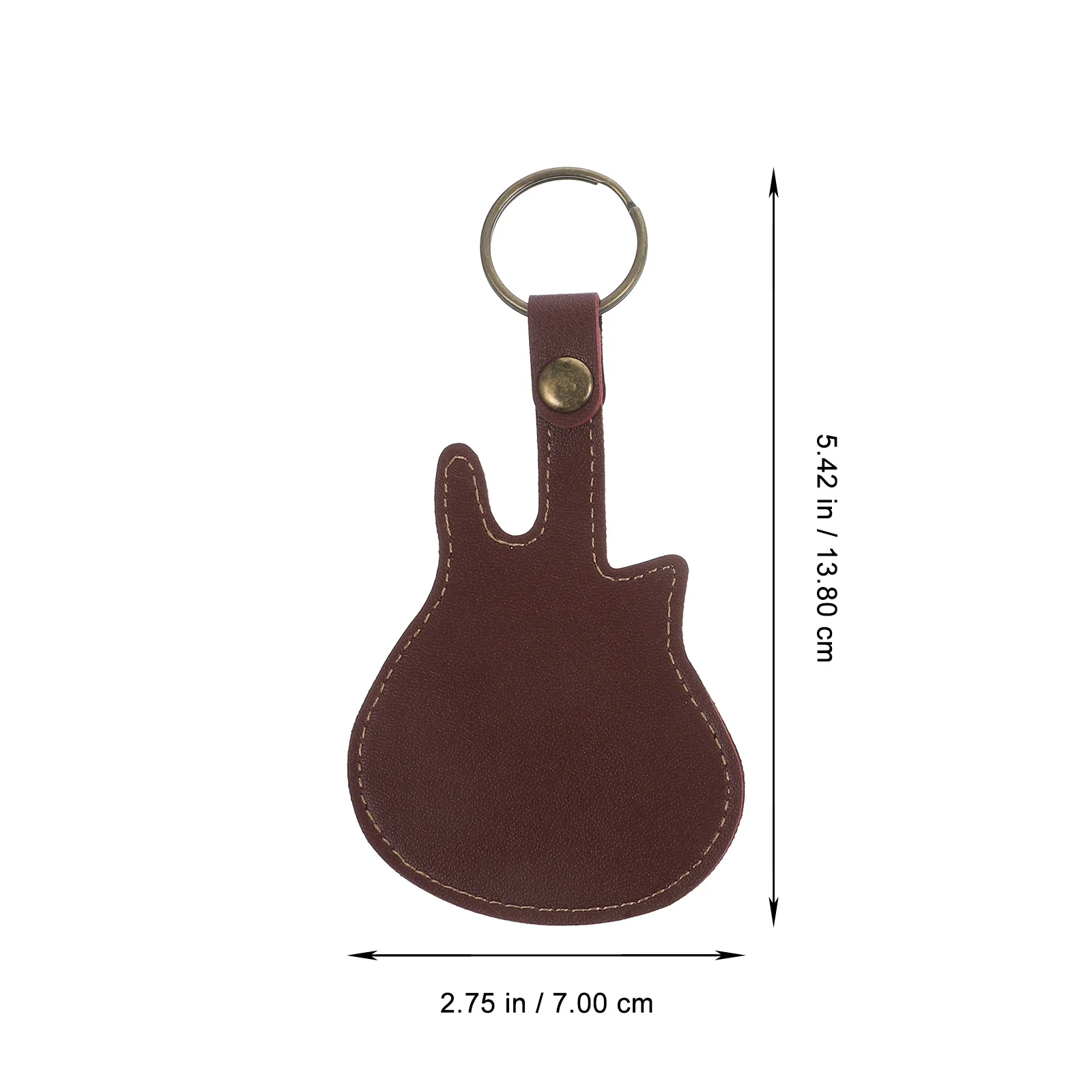 

PU Guitar Picks Holder Case Wooden Picks Portable Organizer for String Instruments Beginners Teachers Festival Gifts