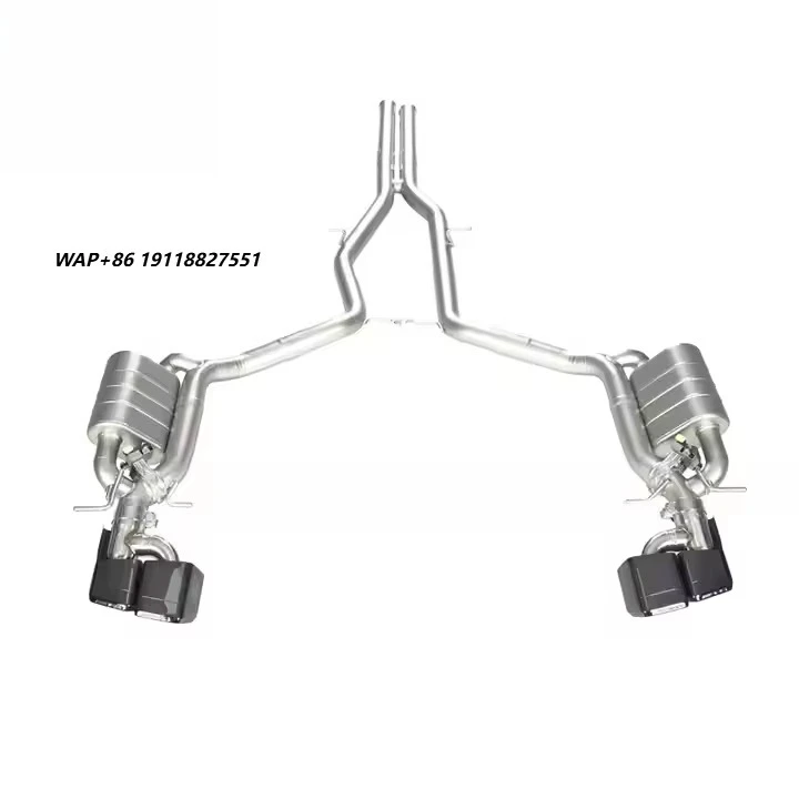 

W204 08~13 C-Class C63 6.2L Stainless Steel Double Valve Exhaust Pipe Other External Accessories
