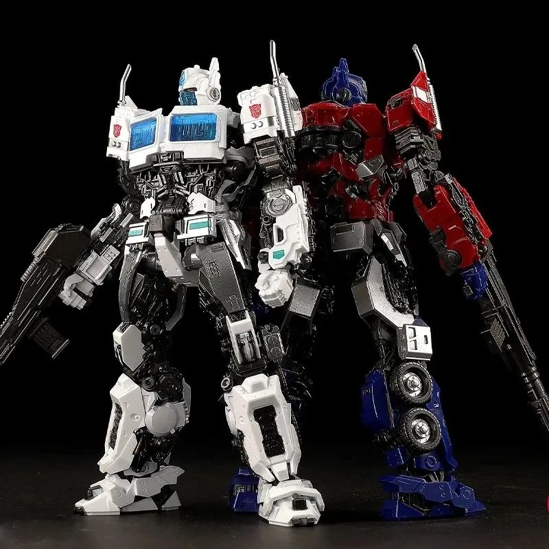 Figura de Acción Optimus Prime de 14 cm, Trumpeter SK-02 Ultra Magnu Smart Kit, Modelo de Ensamblaje Rápido, Color Blanco, Robot Transformable, Juguete de Regalo