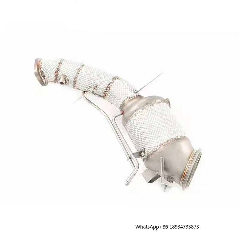 Exhaust Downpipe For Cadillac CT5/XT5/XT6 2.0T 2019-2023 Stainless Steel High flow catted downpipe with catalyst