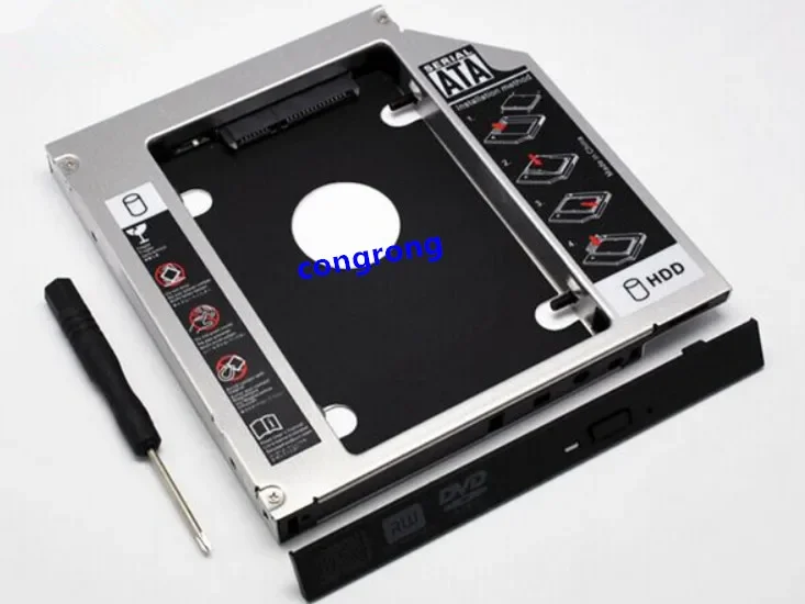 12.7MM 2nd HD HDD SSD Hard Drive Caddy For Acer E1-571 V3-571G V3 V3-551G V3-551 V3-571 V3-531 Q5WV1 Optical drive bezel