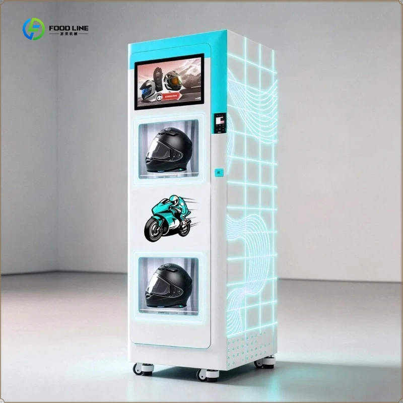 Commerical Automatic Motorbike Helmet Self Service Cleaning Wash Vending Machine FL Customized