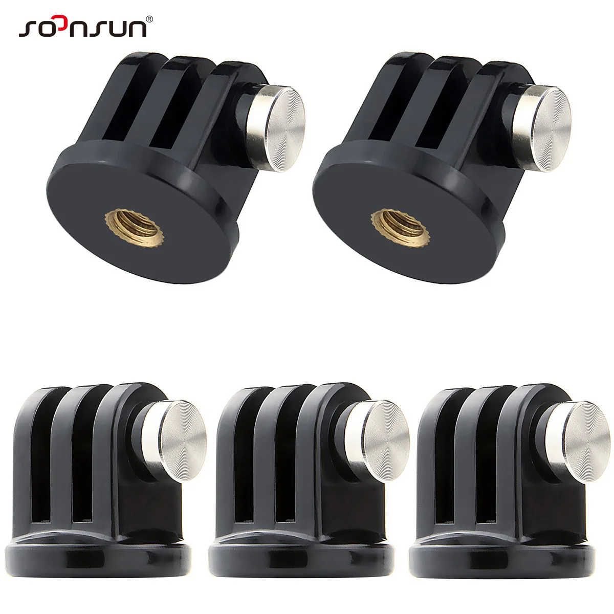 SOONSUN Universal MINI Mount Tripod Adapter for GoPro Hero 13 12 9 Insta360 Max SJCAM Akaso DJI Action Go Pro Camera Accessories