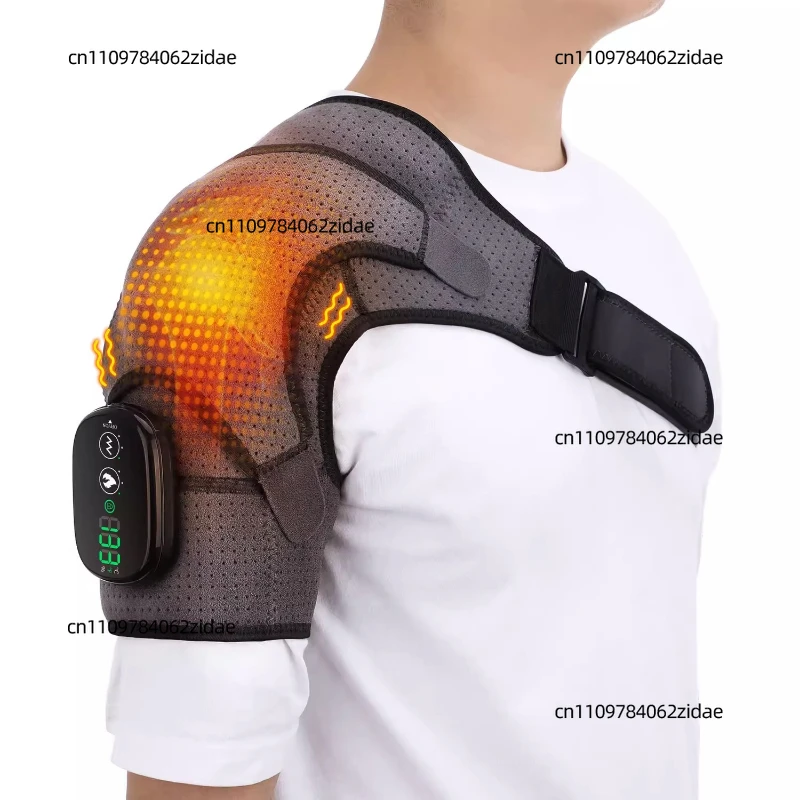 For Electric Heating Massage Shoulder Protector for Outdoor Sports 5000 Milliampere Heat Therapy Massage Shoulder Protector