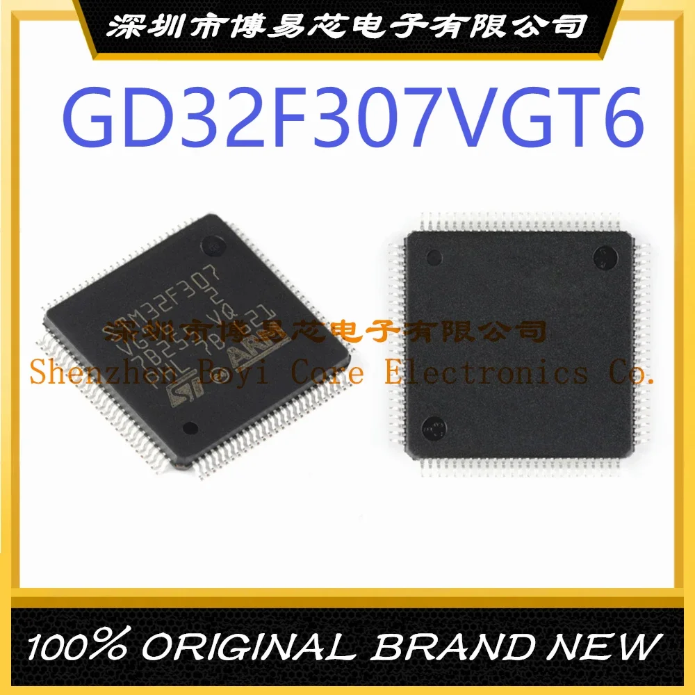 

GD32F307VGT6 Package LQFP-100 ARM Cortex-M4 120MHz Flash: 1MB RAM: 96KB New Original Genuine