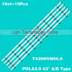 LED-strip voor POLA2.0 42 Rev0.1 T420HVN05.0 T420HVN05.2 42LN5750 42LH5300 42LN570V-ZE 42LN5300 T420HVN05.2 42LN5758