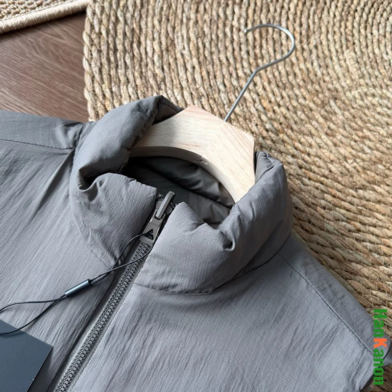 Nova chegada colete reversível de cor pura |   Gilet unissex casual versátil que você pode usar um colete quente em ambos os lados.