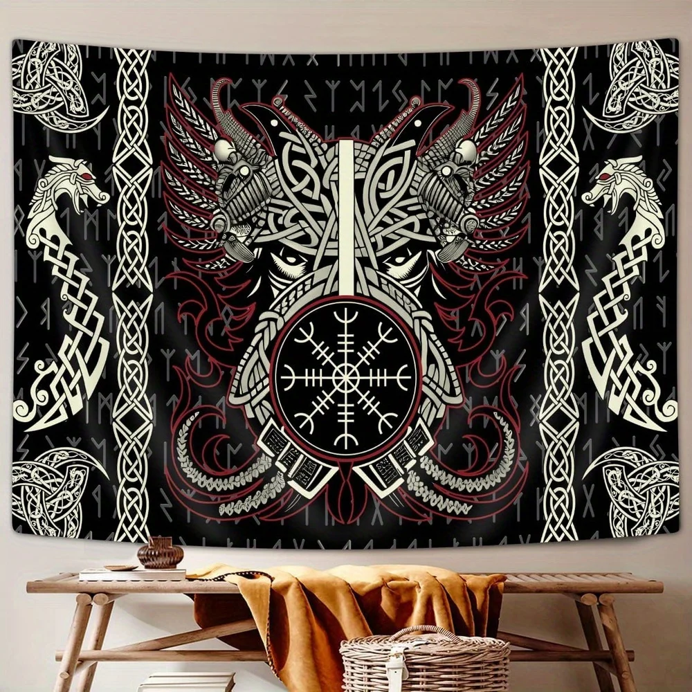 

Tribal Tapestry - Unique Artistic Design for Home Decor - Adds Mystery and Power and Elegance to Any Room