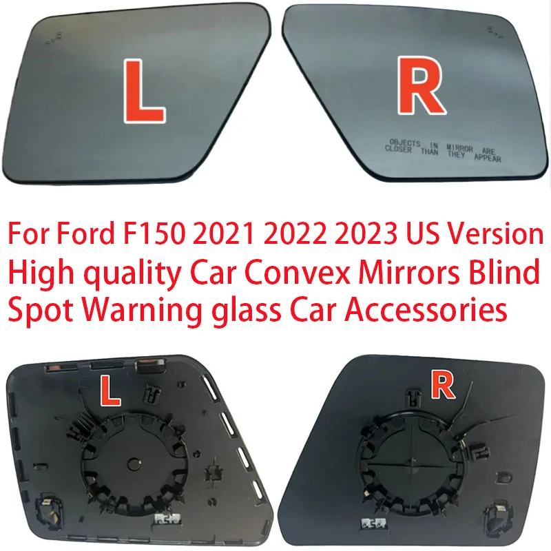 

Для Ford F150 2021 2022 2023 (версия для США) — Высококачественные автомобильные выпуклые зеркала с подогревом и функцией предупреждения о слепых зонах, стеклянные, автомобильные аксессуары