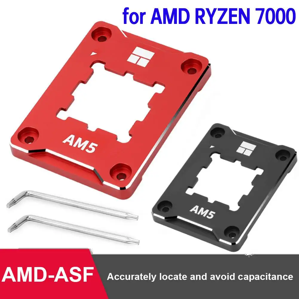 Thermalright AMD-ASF Bevestigingsgesp Cnc Aluminium Am5 Cpu Buigcorrector Frame Beschermer Met Moersleutel Voor Amd Ryzen 7000