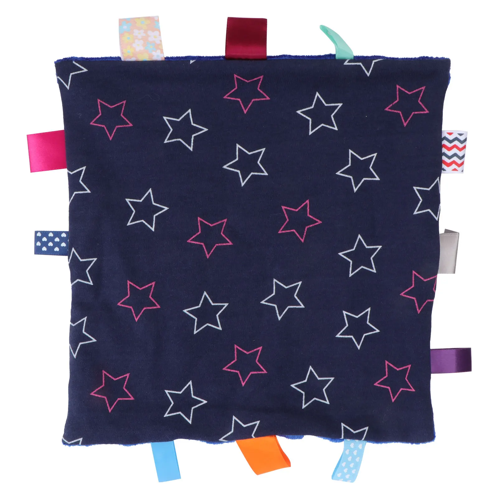 

Soothing Towel Baby Towels for Newborn Colorful Smoothing Handkerchief Blue Cloth Comforting