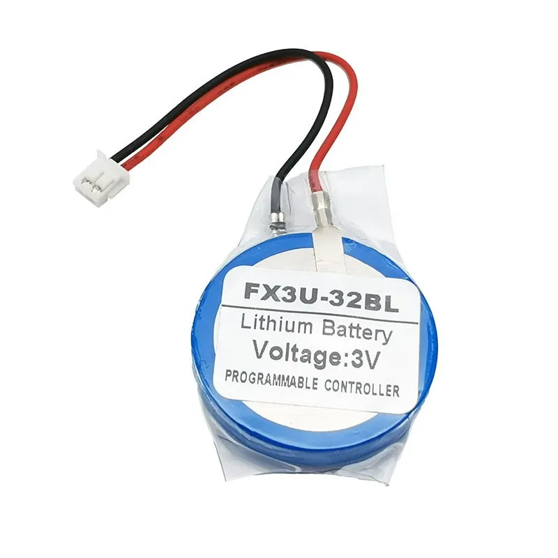FX3U-32BL-controlador de programación FX5U, placa base PLC, RTC, batería de litio, 3V