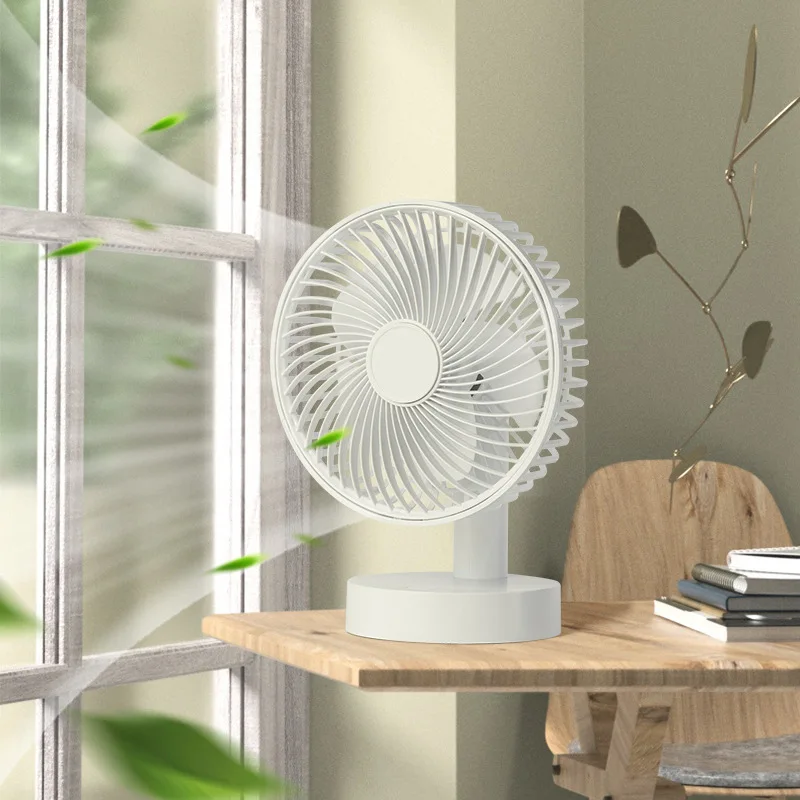 Summer New USB Charging Small Fan Office Desktop Dormitory Desktop Electric Fan Portable Handheld