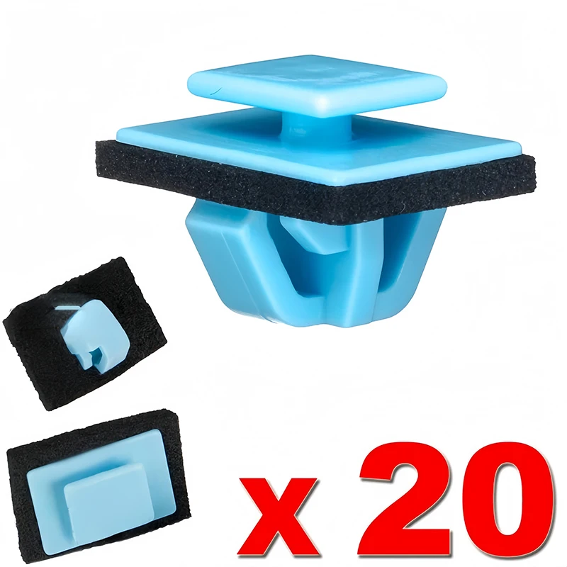 

20pcs Car Fastener & Clips For Hyundai Santa Fe & Kia Sportage Side Skirt Moulding Exterior Trim Clips Plastic Car Accessories