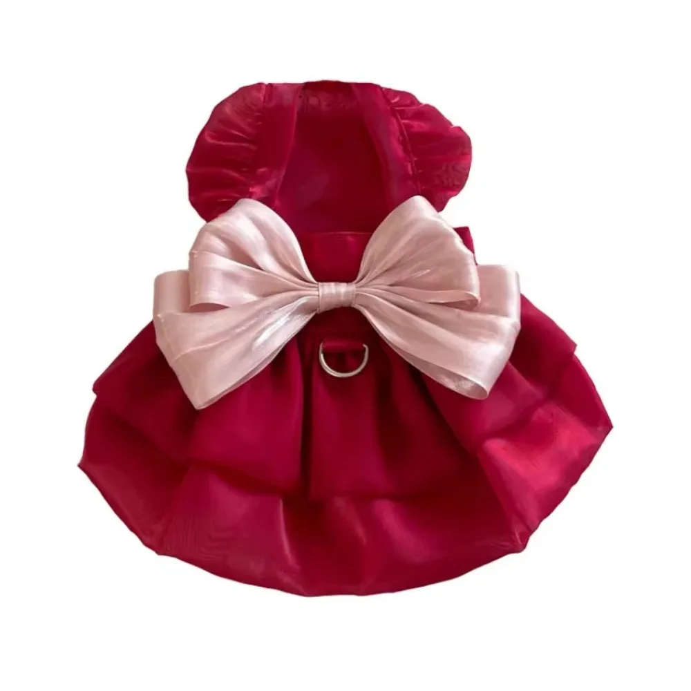 

Unique Pretty Cat Princess Dresses Soft Adjustable Su Dog Clothes 5 Size Princess Style Puppy Wedding Skirt Pet Costumes