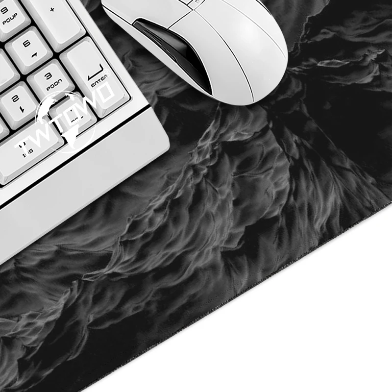 Matte Black Mouse Pad Gaming XL Custom HD Home Large Mousepad XXL MousePads Desk Mats Natural Rubber Carpet Soft Table Mat
