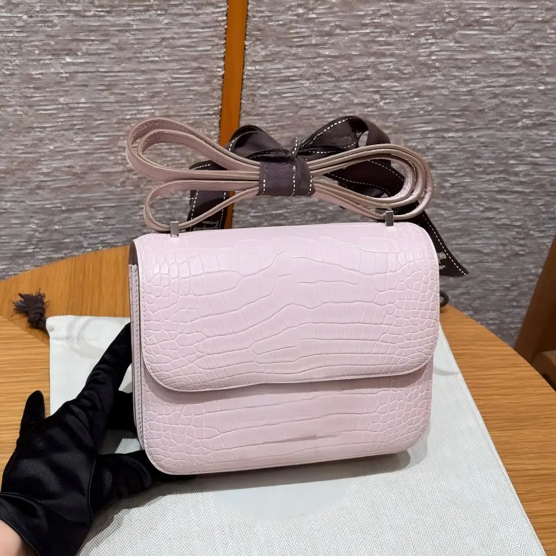 

Розовая кожаная сумка-кроссбоди Sakura, минималистичная роскошная сумка для повседневного использования и деловых встреч