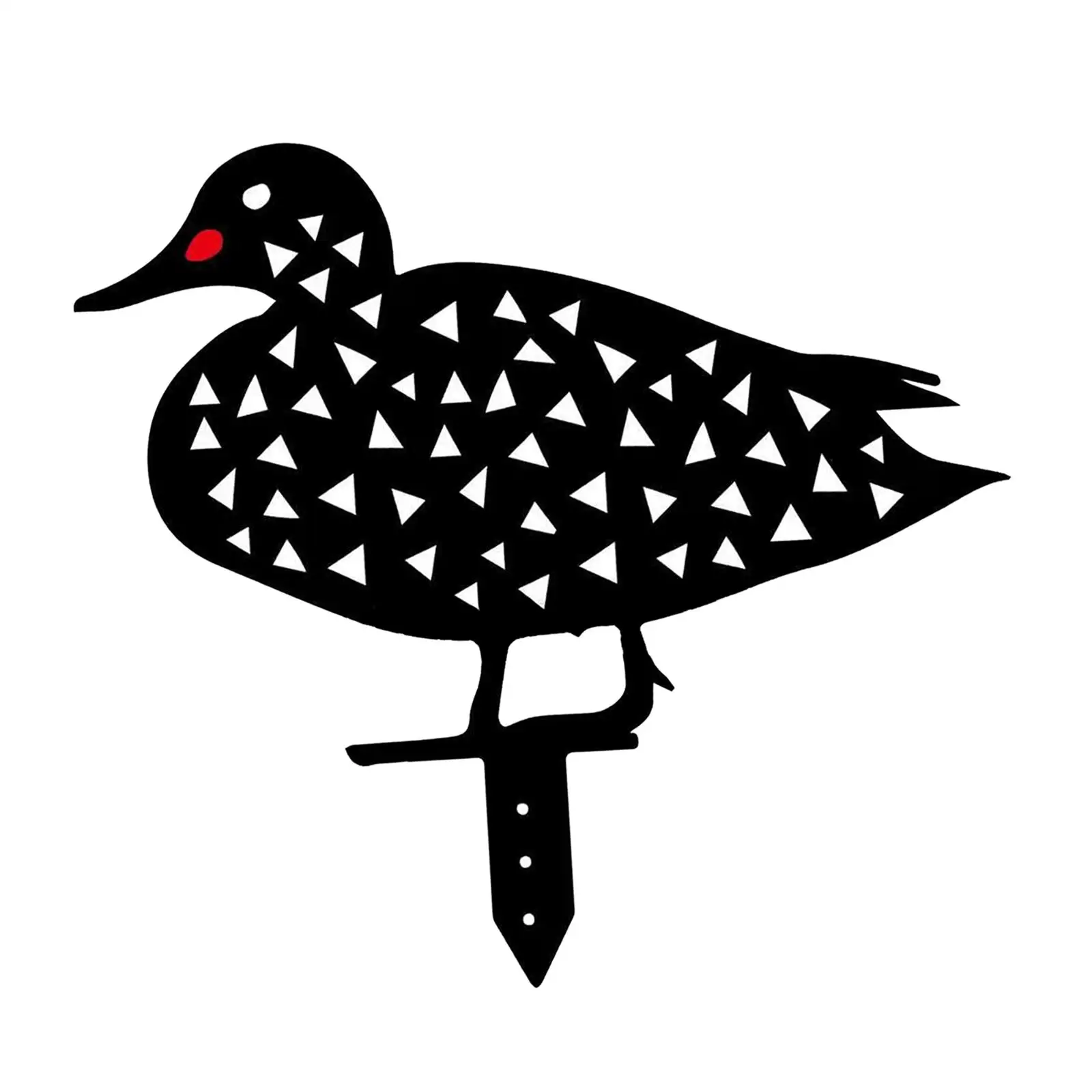 Decorative Garden Stakes Animal - Duck Silhouette Outdoor Decoration Lawn Ornaments