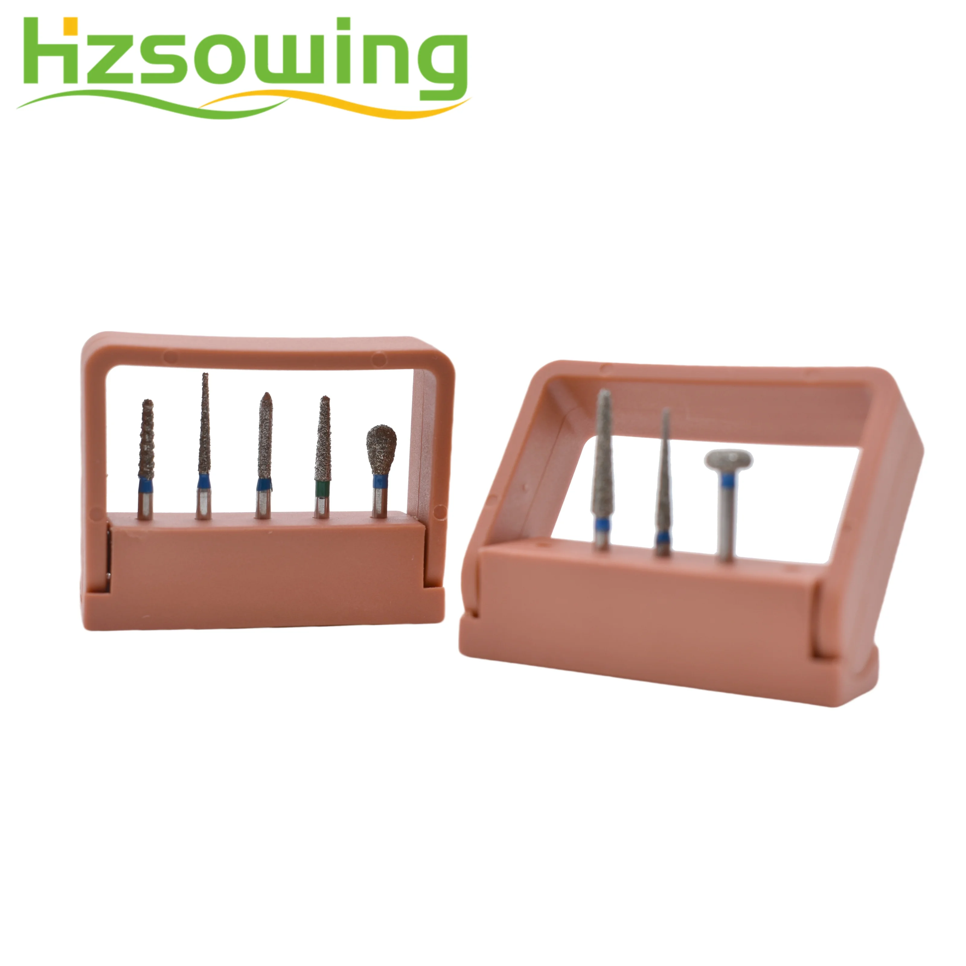 5 Holes Dental Burs Holder Block Box Endodontic Files Drill Stand Endo Tray Sterilizer Disinfection Case Dentistry Instruments