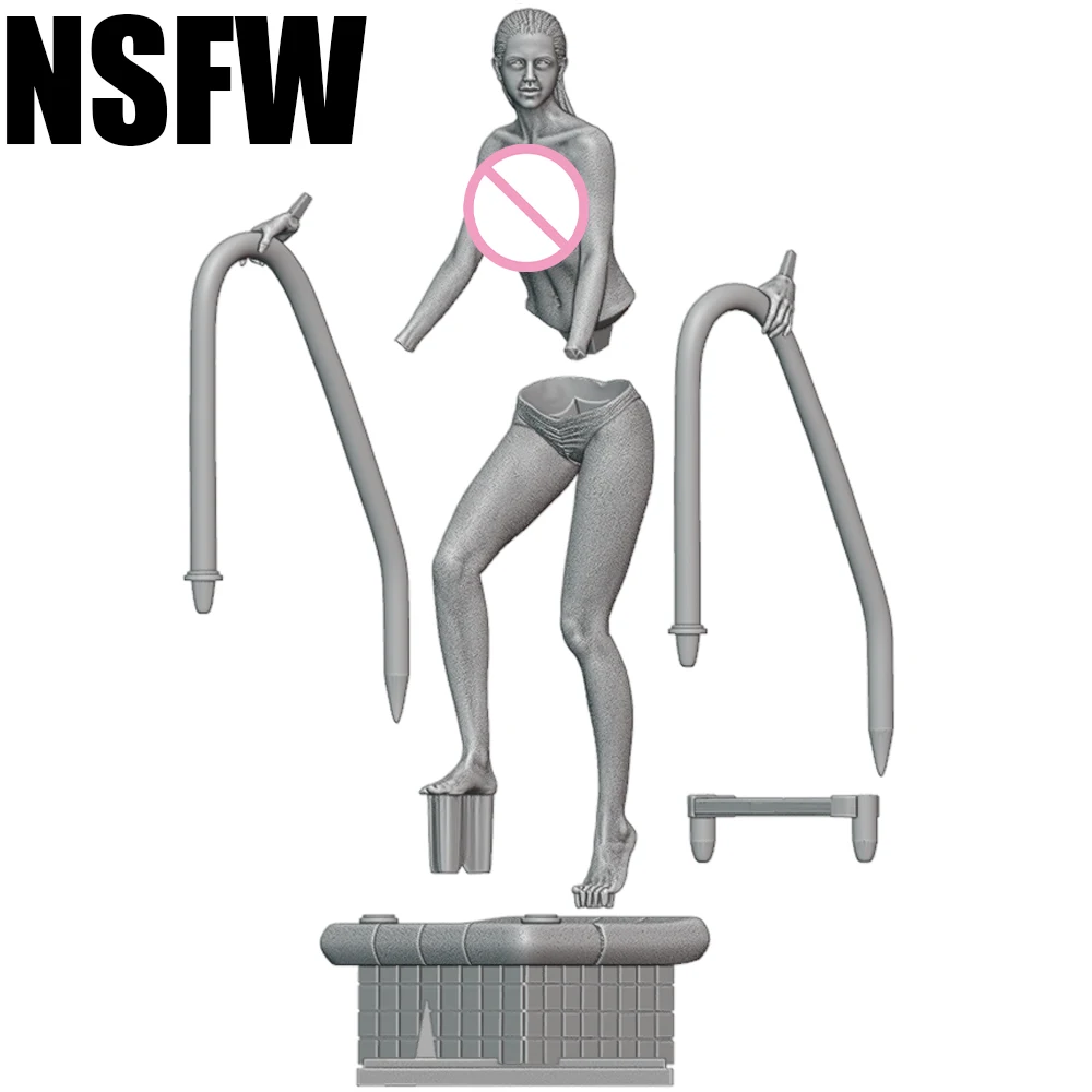 

NSFW Belle Sexy Pool Girl Resin Model Kit 3d Printing Doll 1/24 Unassembled Resin Figure Statue Kits Unpainted Toy Gk Play Set