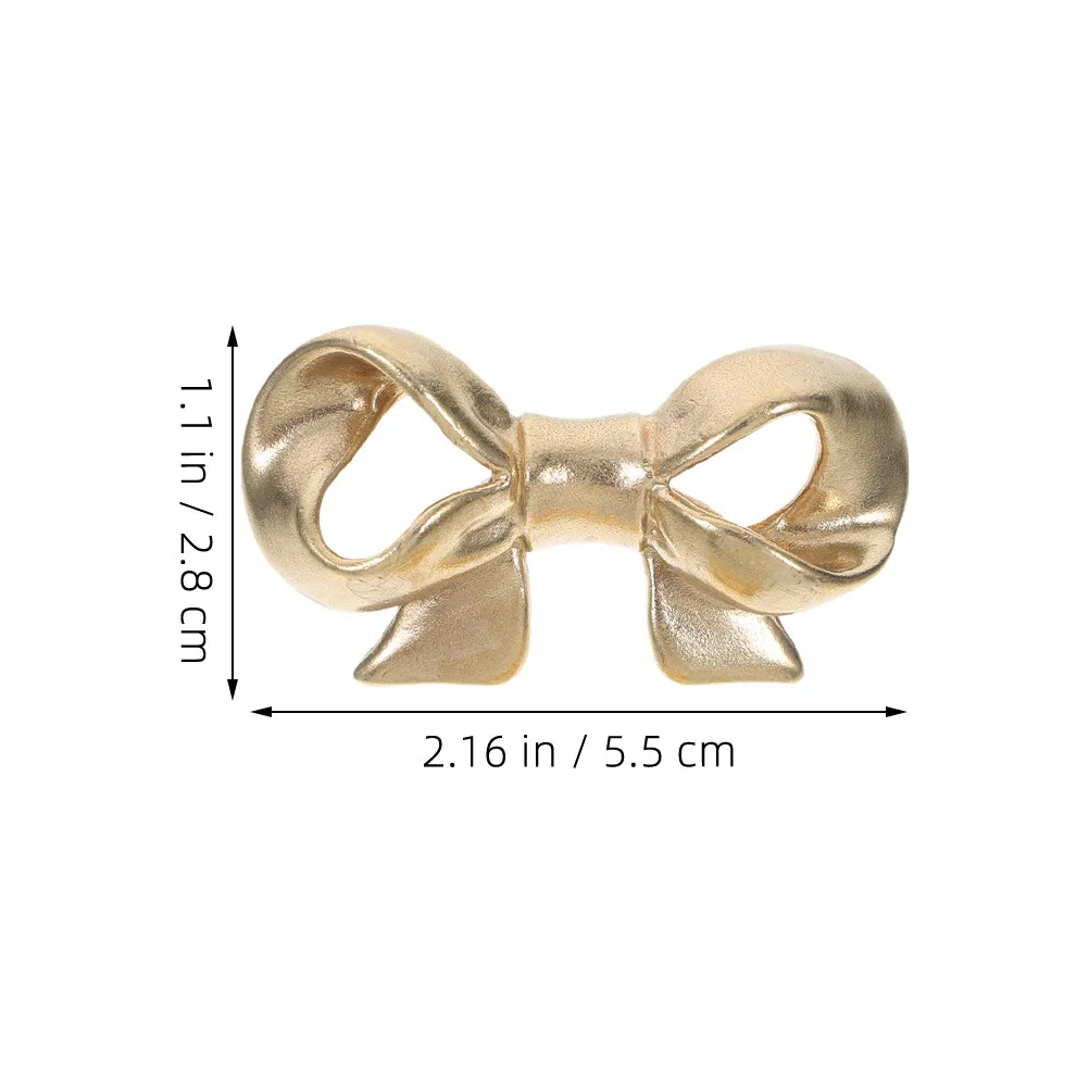Vintage Brass Bow Knob for Cabinets and Drawers Bowknot Style Decorative Cabinet Handle Dresser Pull Elegant Furniture Hardware