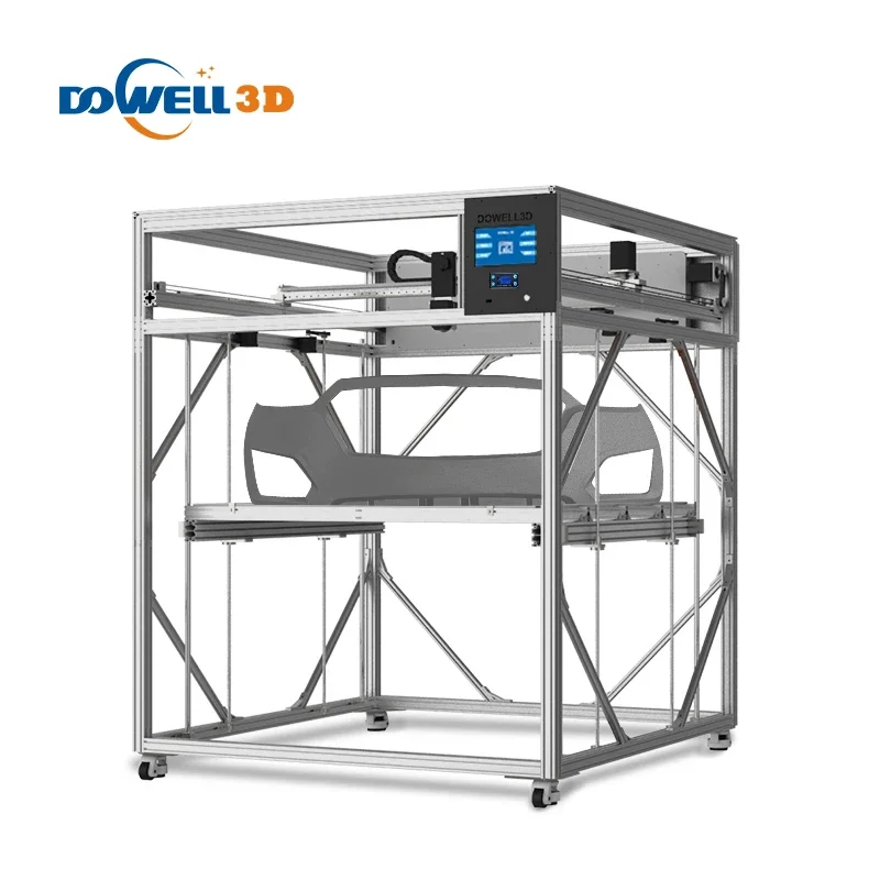 大判デュアル押出機fdm、産業用3Dプリンター、大型、1000x1000x1000mm