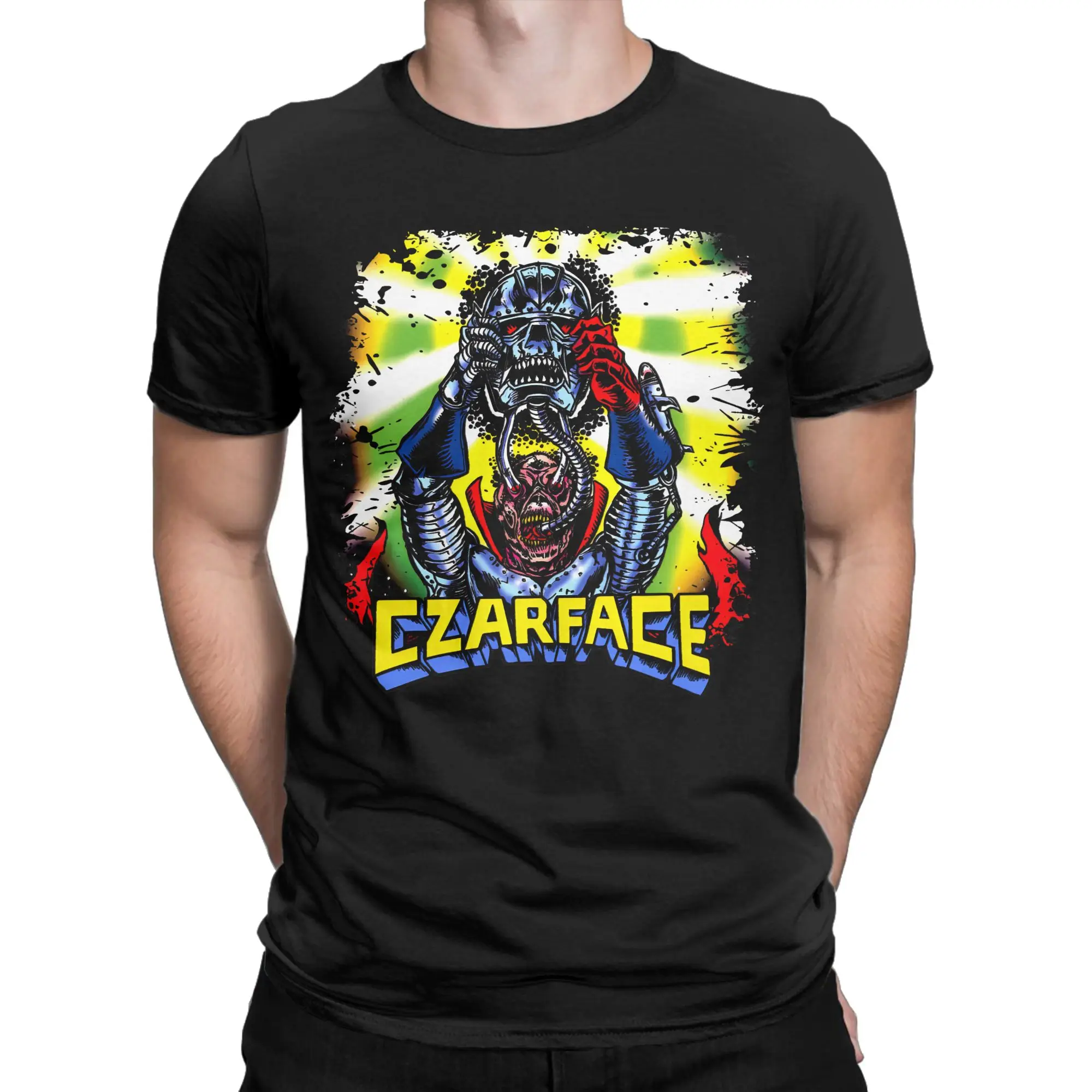 Men Women Print Czarface   Tee T Shirt 100% Cotton  T-shirts Clothing