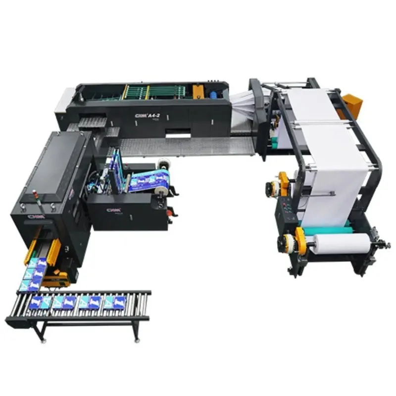 Automatic Web Packing Material Roll To Sheet Cutting A4 Paper Machine High Speed Compact A4 Cutting Size Sheeting Machine