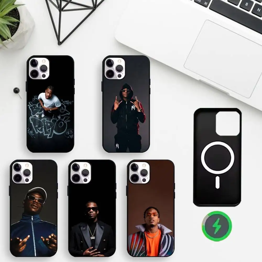 

Rapper Ninho Phone Case For iPhone17,16,15,14,13,12,Wireless charging protective case soft cover
