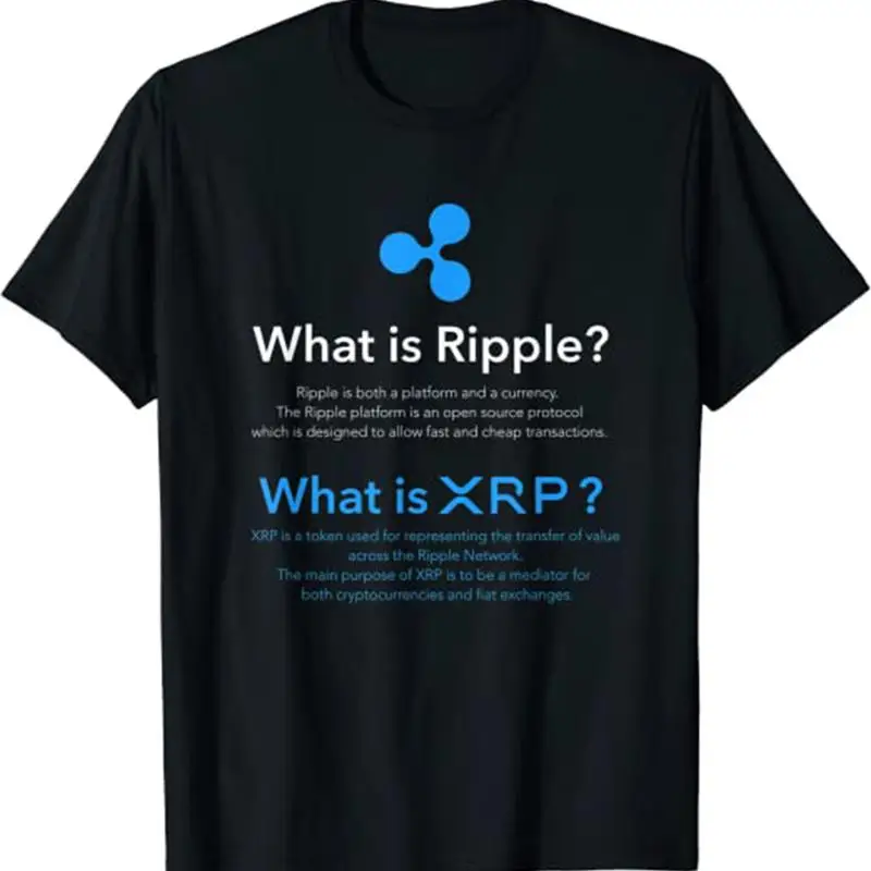 

XRP Ripple Definition for Trade Investors Футболка с блокченом Рубашки с монетами