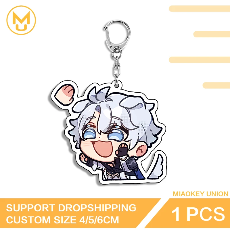 Cute Honkai Star Rail Phainon Lively Funny Eye Catching Acrylic Keyring Exclusive Design For Backpack Clothes Hat Jewelry Gifts